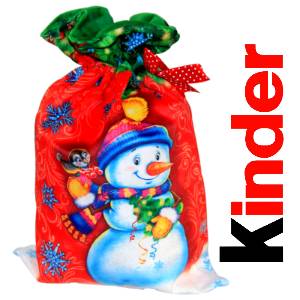Детский новогодний подарок в картонной упаковке весом 1000 грамм по цене 1261 руб в Стерлитамаке