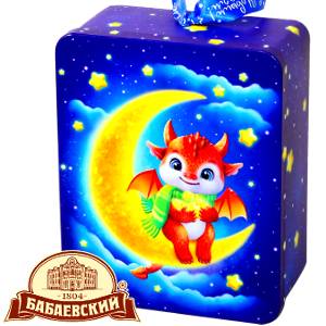 Детский подарок на Новый Год в картонной упаковке весом 400 грамм по цене 812 руб в Стерлитамаке