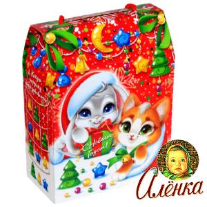 Детский подарок на Новый Год  в картонной упаковке весом 750 грамм по цене 615 руб с символом 2023 года