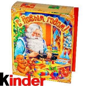 Детский новогодний подарок  в картонной упаковке весом 820 грамм по цене 1561 руб  в Стерлитамаке