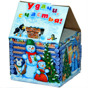 Детский подарок на Новый Год  в картонной упаковке весом 150 грамм по цене 78 руб