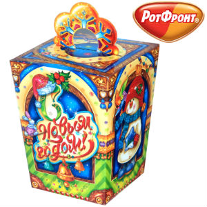 Детский подарок на Новый Год  в картонной упаковке весом 600 грамм по цене 461 руб
